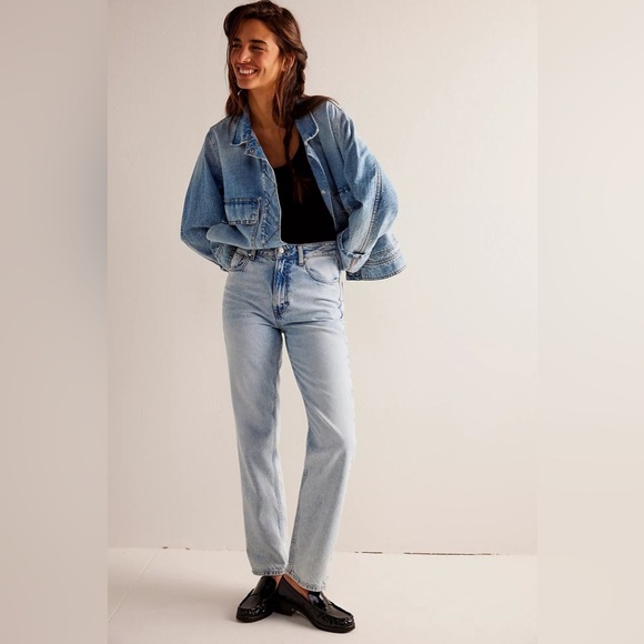 Free People Denim - ❤️Free People Pacifica Straight-Leg Jeans